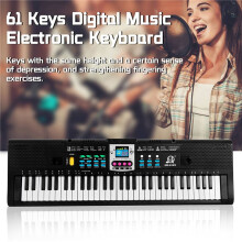 2X MQ 61 Keys Electronic Piano Digital Music Electronic Keyboard Musical Instrument Gift with Microphone