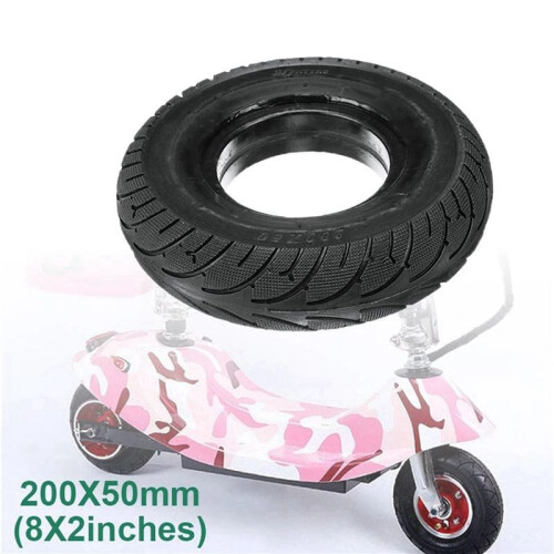 2X Pneu de Scooter Elétrico de 8 Polegadas 200X50 Pneu Sólido Traseiro para Speedway RUIMA  4 PRO