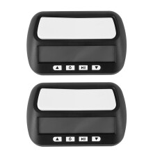 2X Orologio per Scacchi, Timer per Scacchi Digitale E Timer per Gioco,Nero