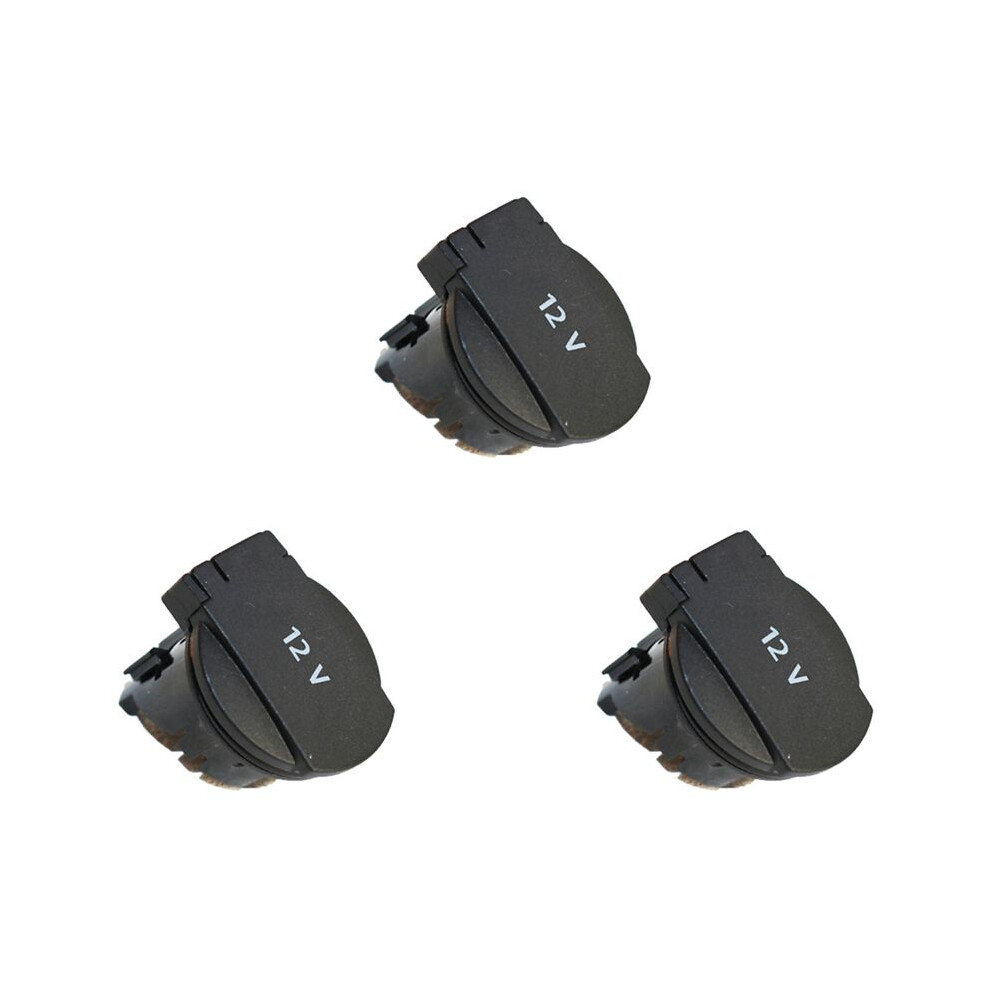 3X Car Interior Central Armrest Box Back Cover 12V Cigarette Lighter Cover For B8 5Nd919341 6033646994192