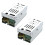 2X Voltage Trasformatore Alimentazione Ac 110 / 220V A  12V 1A Argento 1