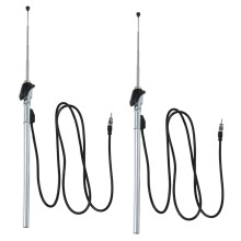 2X Guard Mount Car Radio Antenna Aerial Suits for  Hilux 1989-97 Manual Pushdown