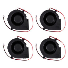 4pcs 75mm x 30mm 12V 0.36A 2Pin Computer PC Blower Cooling Fan