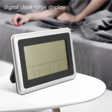 3X Large Display Digital Wall Clock,Silent Desk Shelf Clocks Battery Operated Easy to Read Nightstand Alarm Clock