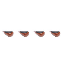 4X Wood Grain Car Gear Shift Knob for Camry/Harrier Fortuner Crown Land Lever Shifter Stick Black