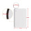 120 Pack Sublimation Keychain Blank Double Sided Heat Transfer Blank  Blank Board Key  Blank Sublimation DIY 5