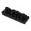 3X 7 String Locking Nut Electric Guitar Nut Tremolo Bridge 48mm (Black) 3