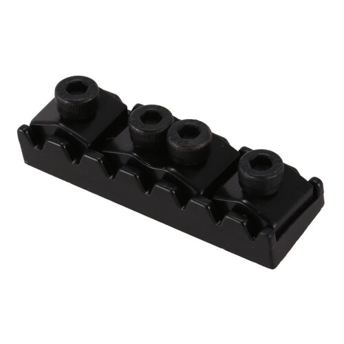 3X 7 String Locking Nut Electric Guitar Nut Tremolo Bridge 48mm (Black) 2