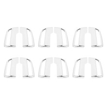 12x für  3008 5008 Allure 2017 - 2019 Auspuff End Rohr Abdeckung ABS Auspuff End Rohr Abdeckung Dekoration Zier Leiste