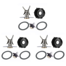 Replacement Part for Blender 3Pcs Blade & 3Pcs Blender Jar Base & 6 Pcs Gasket Seals & 3Pcs Square Drive