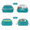 3X Protective Case for  Joy Machine & Accessories Portable Storage Bag Carrying Case(Green) 7