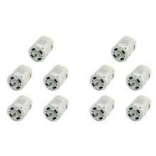 10X Hochgeschwindigkeitsmagnetmotor für Elektrischen SpielzeugplüSch, 12V 21000RPM