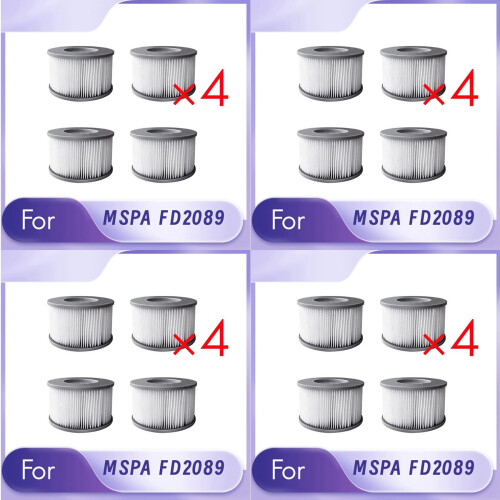 16st 2020 Poolfilter för MSPA FD2089 Uppblåsbart Badkarfilter Poolfilter