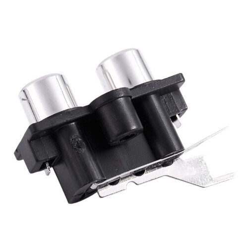 25pcs PCB Mount 2 Position Stereo Audio Video Jack RCA Female Connector 2