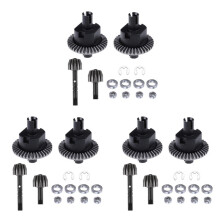 3X Front & Rear Differential and Gear Kit for HSP Redcat Volcano 94123 94107 94111 94118 94166 1/10 RC Car Upgrade Parts