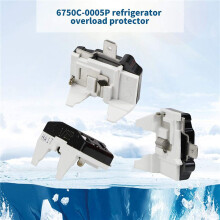 8x 1-Pins QP2-4.7 PTC-Startrelais, 1-Pins Koelkast-Startrelais en 6750C-0005P Overbelastingsbeveiliging Koelkast