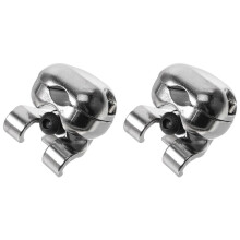 2X Soporte de Tambor Brazo de Platillo Caja Pieza MetáLica Bastidor Tubo Accesorio de Pluma Varilla de Instrumento Clip de Abrazadera