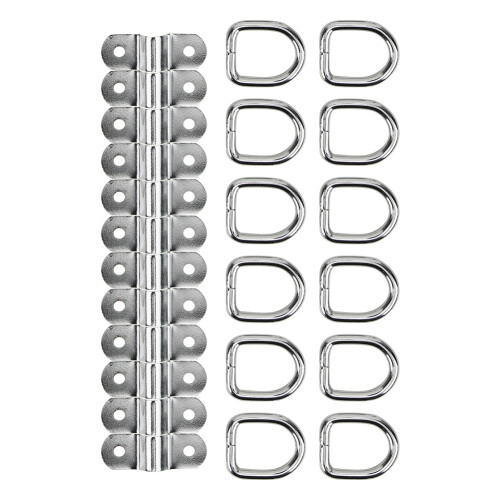 Strong Trailer Tie Down D Ring Secure Lashing Hooks for Trucks RVs Campers 1