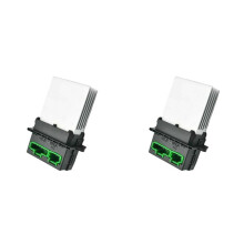 2X Fläktmotor Värmefläktmotstånd för Tiida för för 27150-ED70A 6441L2 7701048390