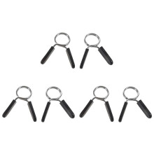 6Pcs 30mm Barbell Gym Weight Lifting Dumbbell Lock Clamp Spring Collar Clips