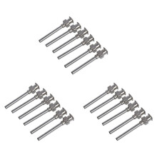Stainless Steel Luer Lock Dispensing Needle Tip, 12 Gauge, 2.05mm ID X 2.8mm OD, 1 Inch Length (Pack of 18)