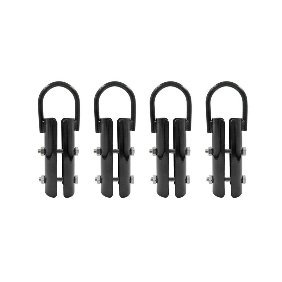 4X Climbing Rope Clamp,Rope Climb Workout Rig Attachment Hook For 1.5Inch Rope Clasp Fitness Equipment Strength Training 4711992519925