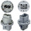 6pcs for  Land  Prado LC120 2003-2009 Bulb Base Tail Light Socket Brake Light Socket Reversing Light Socket 8