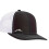 Classical Flat Brims Baseball Cap Ventilation-Black and white 1