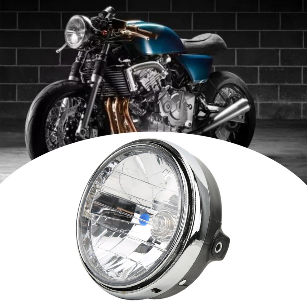 Retro Motorcycle Headlamp 7Inch Clear/ For Cb400 Hornet 250 Vtec Yellow 3791392562074