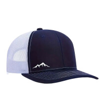 Stylish Quick Dry Outdoor Sun Cap With Airflow Mesh-blue white