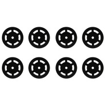 8X 95mm Black Bearing Pulley Wheel Cable Gym Equipment Part Wearproof