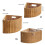 Panier pratique en forme de-Style B en forme de secteur 5