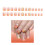 Short Square Press On Nail 24Pcs Shimmering Flower Pattern 7