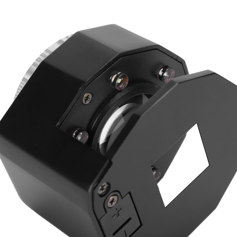 30X Metal Magnifier with LED UV UV Light & Currency/ Jewelry Scale Black Finish