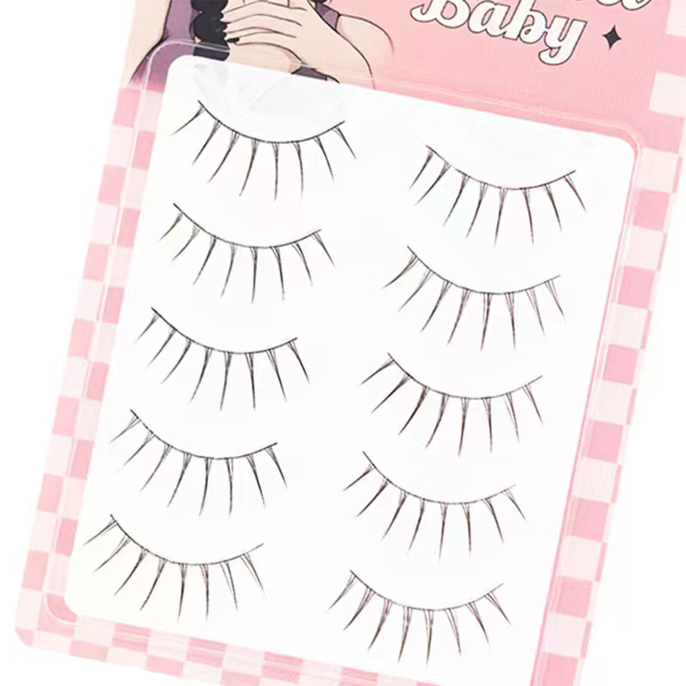 Hue-Grain Barbie Cos False Eyelashes - Soft Fiber For Beginners