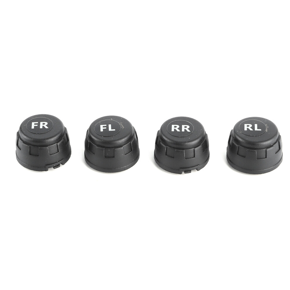 Lcd Solar Tpms Car Tire Pressure Monitoring System With External Sensors 9491392262236