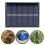 3V 100mA Solar Panel Kit 4 Pieces DIY 6