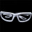 3X Tears Free Onion Chopping Goggles Glasses Eye Protector Kitchen Gadget Tool White 2