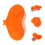 Récipient Orange Pour Buccaux 6