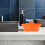 Récipient Orange Pour Buccaux 8