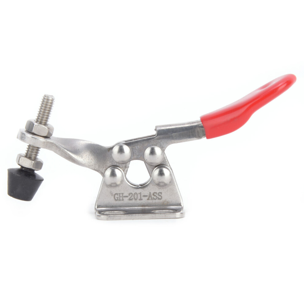 2Pcs Stainless Steel Toggle Clamp 27Kg Quick Welding Fixture Gh-201-Ass 3381392265299