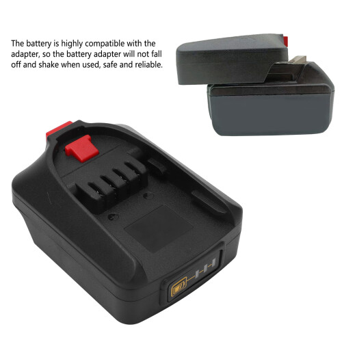 Adaptador de base de batería de 18V para BL1815–BL1860 ABS 2