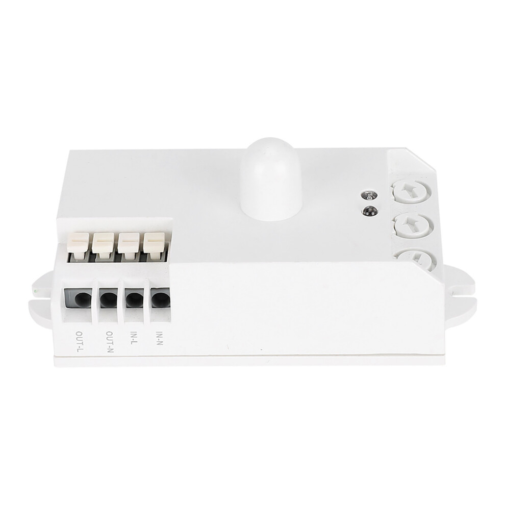 5.8Ghz Microwave Sensor Switch 10A 200W White Adjustable Lighting 3761392564637