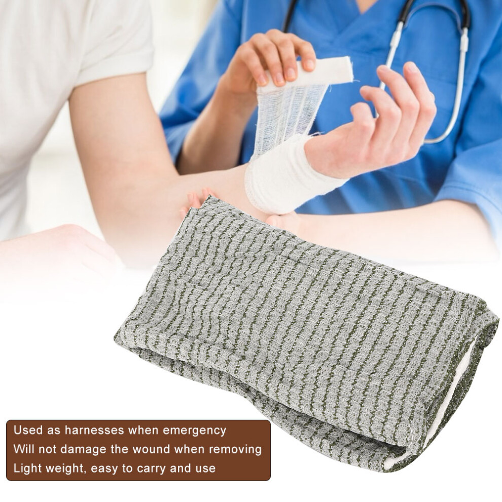 Emergency 6-inch Wound Bandage for Outdoor Bleeding Control