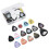 100Pcs Celluloid Guitar Picks Set, 0.12-0.96mm, Random Pattern 2