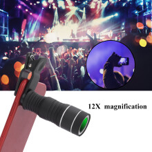 12X22 HD Phone Monocular Telescope 80X30mm Waterproof Outdoor