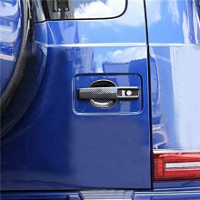 10x Car Carbon Fiber Exterior Door Handle Trim Cover for G Class W463 W464 G65 G55 G63 G500 G550 2019-2020