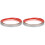 2Rolls Portable Silver PVC Wall Molding Trim for Kitchen and Bathroom 1