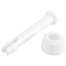 36 Pcs Plastic Pool Joint Pins & 36 Pcs Rubber Seals for Above Ground Round Frame Pool Parts 28270-28273(2.36In)