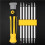 2X 12-in-1 Screwdriver Multibit Screwdriver with Magnetic Bit Holder Includes Flat , Phillips, Hex,Square 3